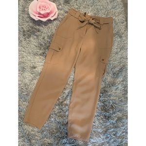 Express - High Wasted Cargo Dress Pants